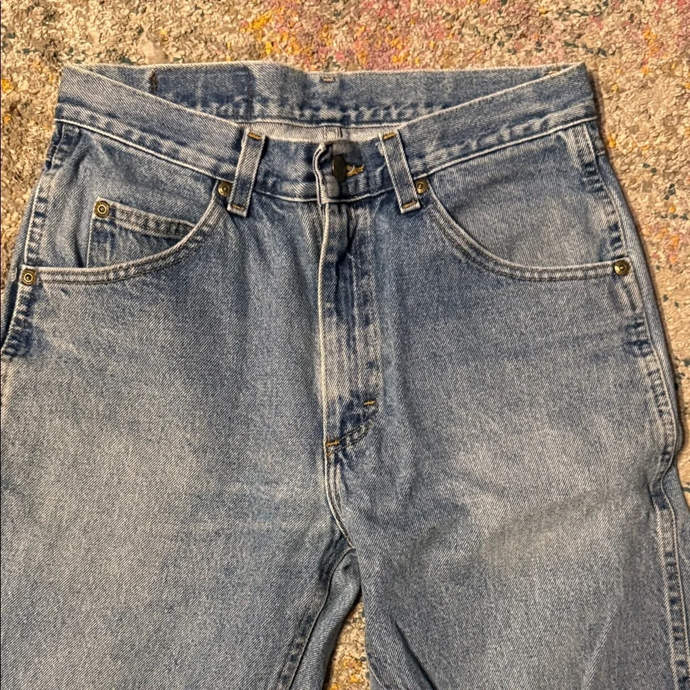 Wrangler Vintage Worn & Torn Men's Blue Straight Jeans 30x32
